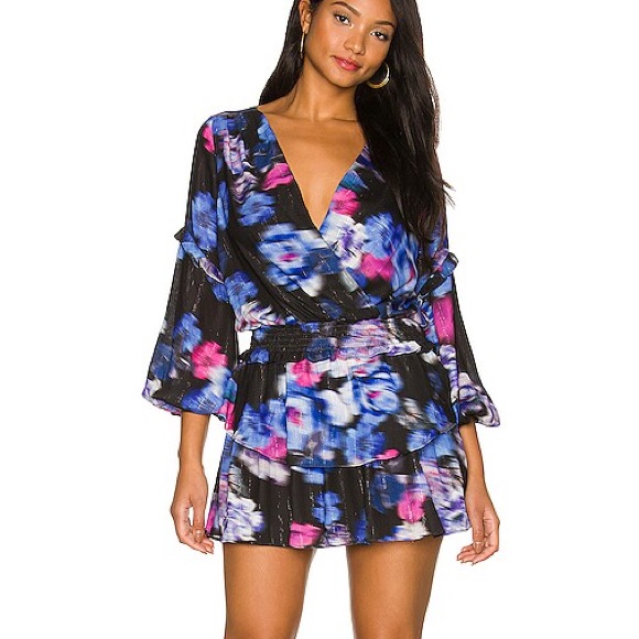 Amanda Uprichard Lowen Dress In Violetta